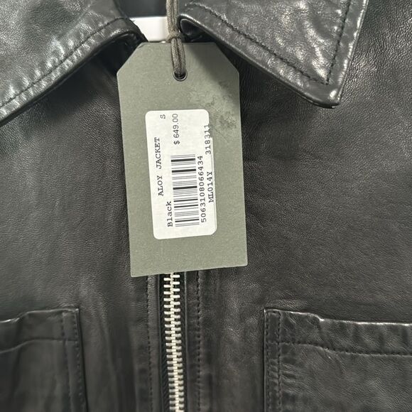 Allsaints Black Aloy Jacket NWT - Picture 4 of 8